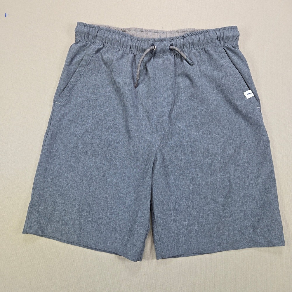 Tommy Bahama Active Shorts Drawstring Heathered Grey Boys Size XL 14